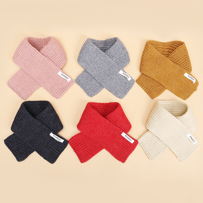 

Baby / Toddler Solid Knitted Thermal Scarf