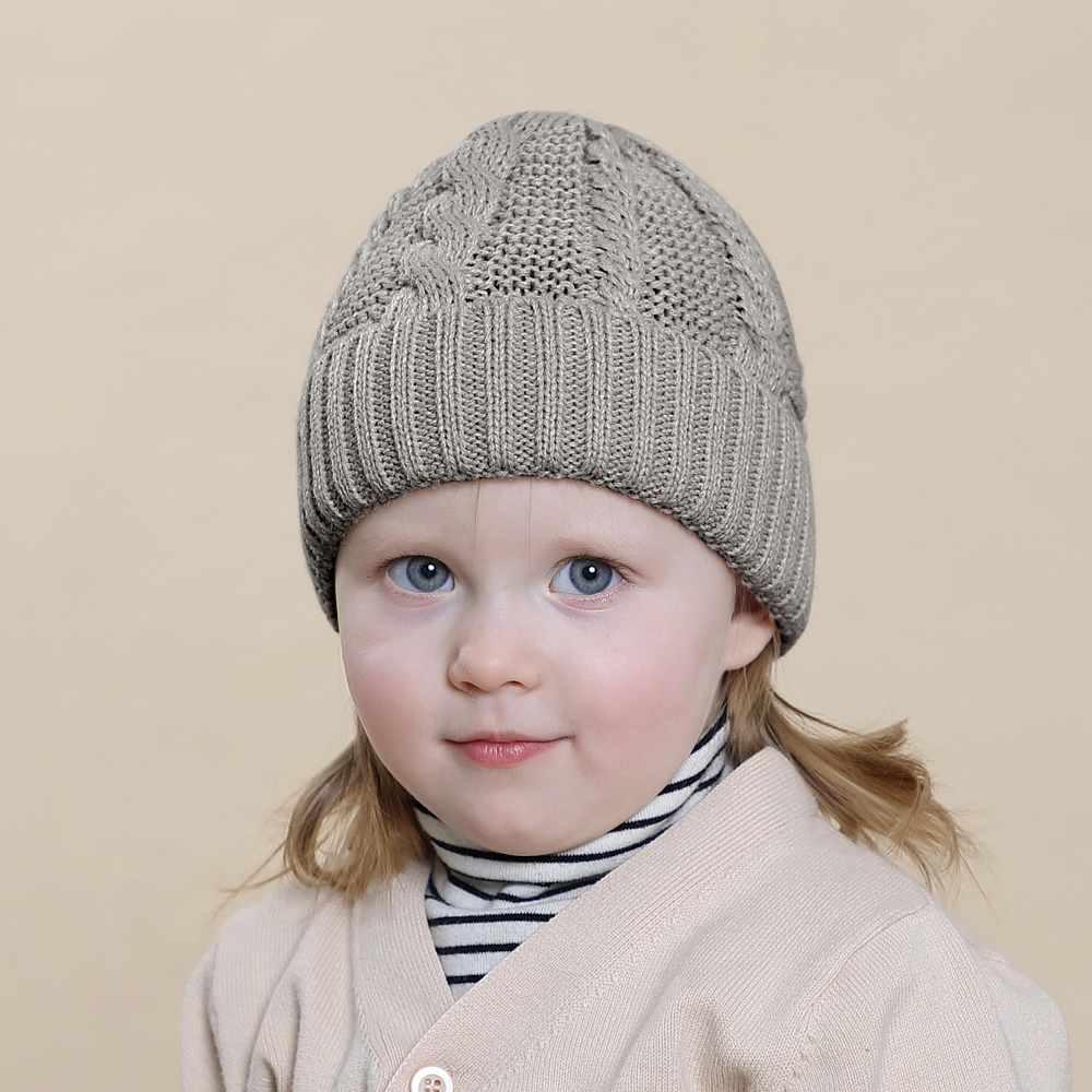 

Baby / Toddler Solid Knitted Thermal Hat