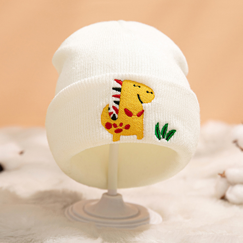 

Baby / Toddler Dinosaur Embroidered Knitted Hat