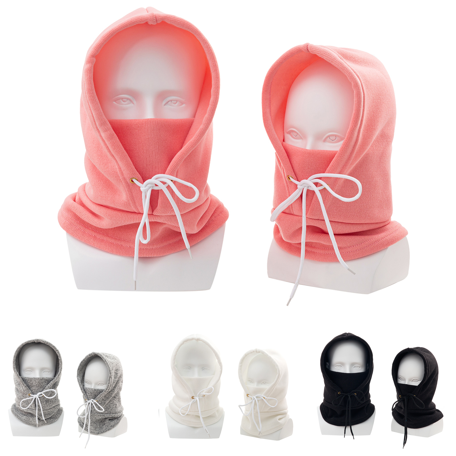 

Windproof and Cold Face Protection Matching Caps