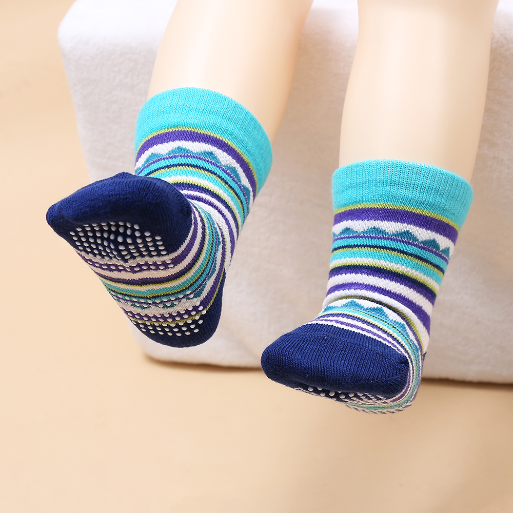 

Baby / Toddler Boy Striped Colorblock Antiskid Socks