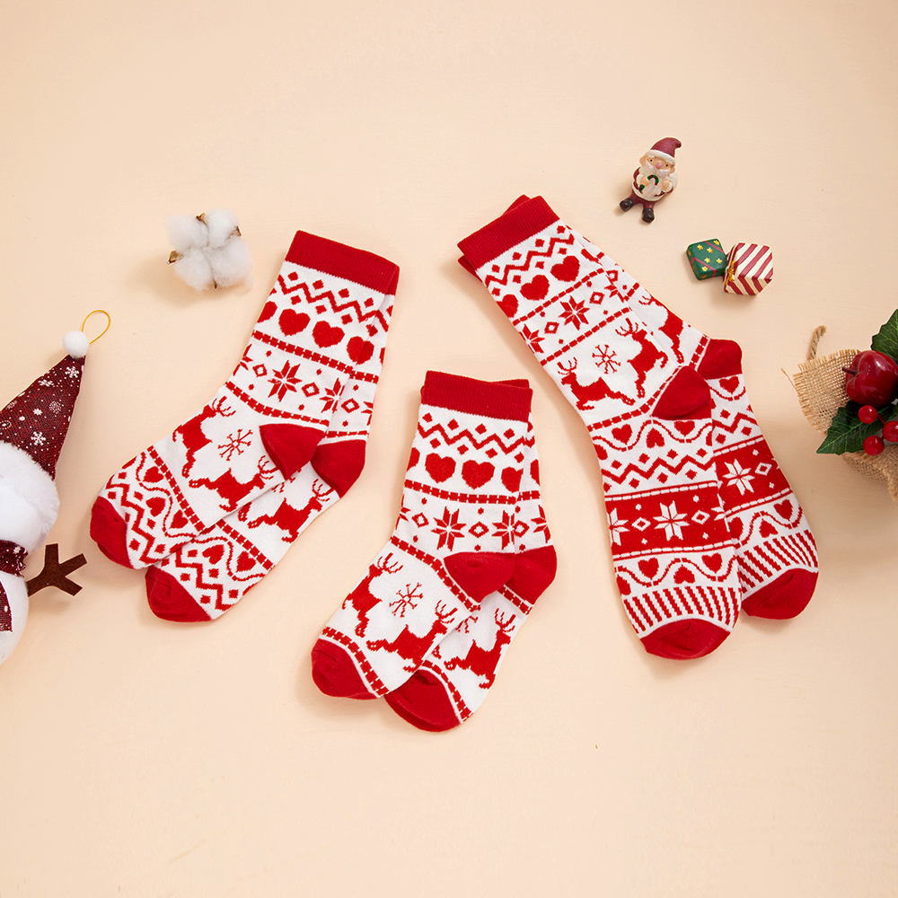 

Christmas Pattern Print Family Socks