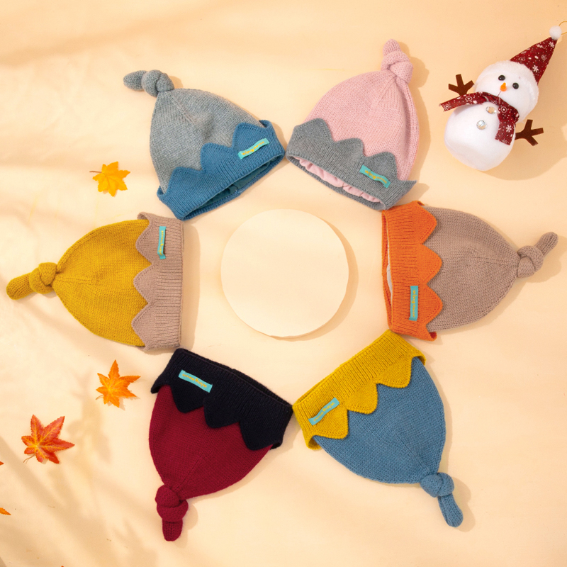 

Baby / Toddler Colorblock Knitted Thermal Hat