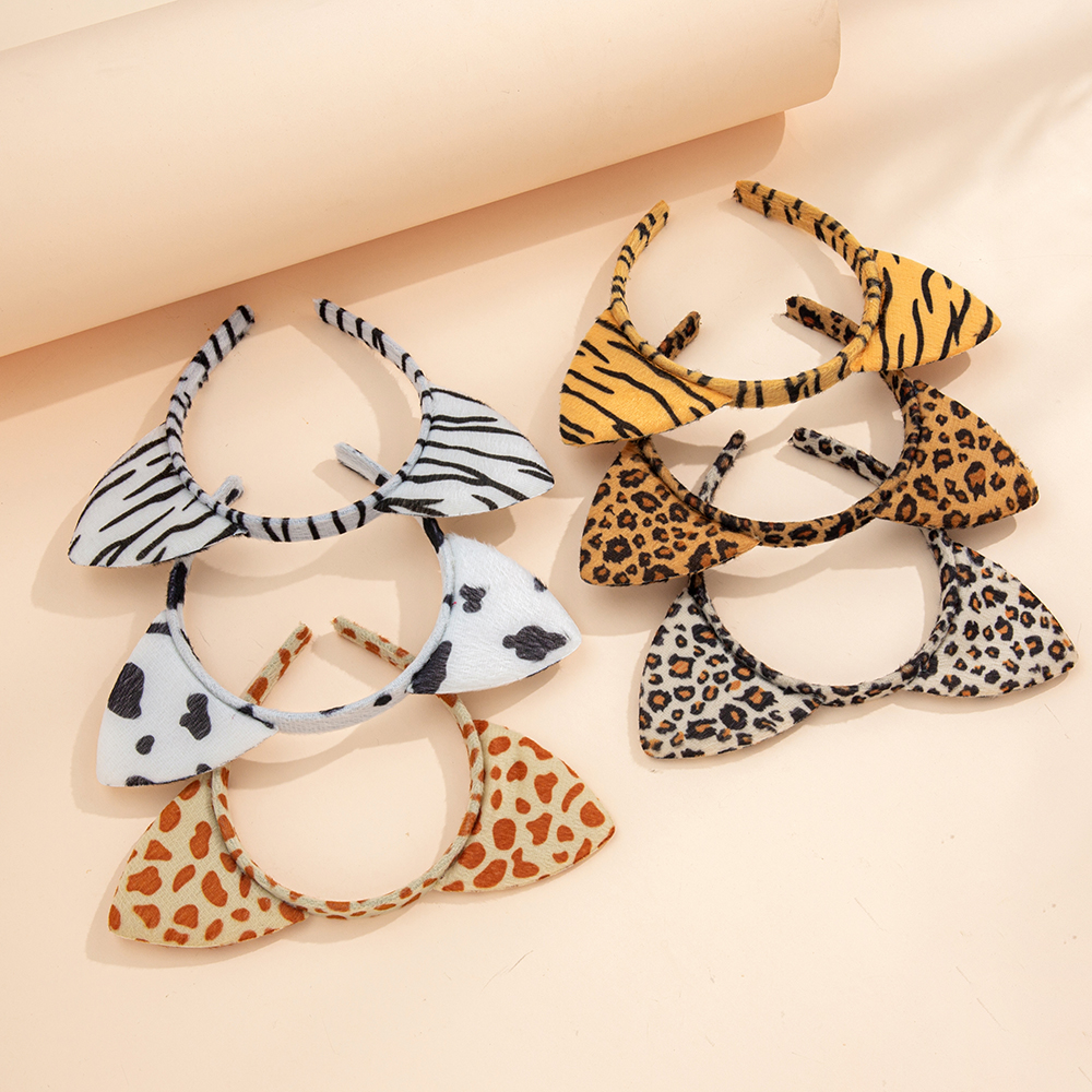 

1-pack Cat Ear Leopard Hairbands for Girls