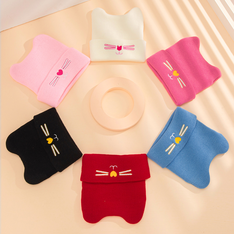 

Baby / Toddler Cartoon Cat Knitted Thermal Hat