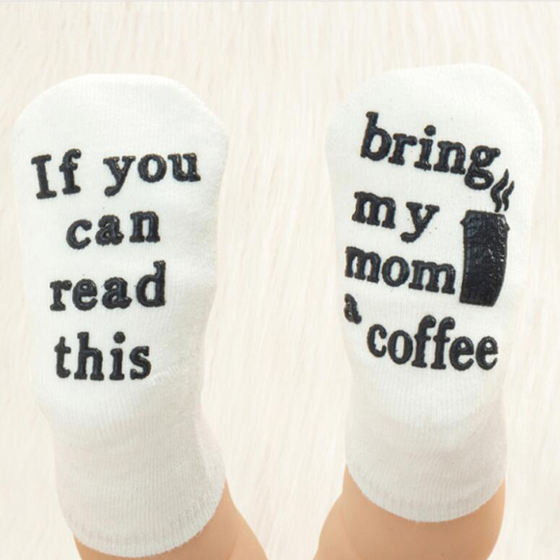 

Baby Letter Print Adorable Knitted Socks