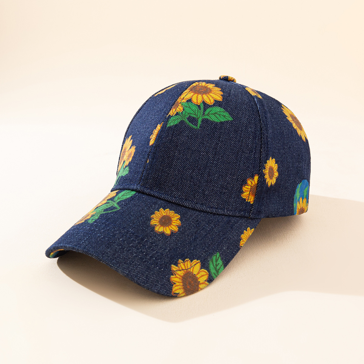 

Women Sunflower Print Baseball Cap