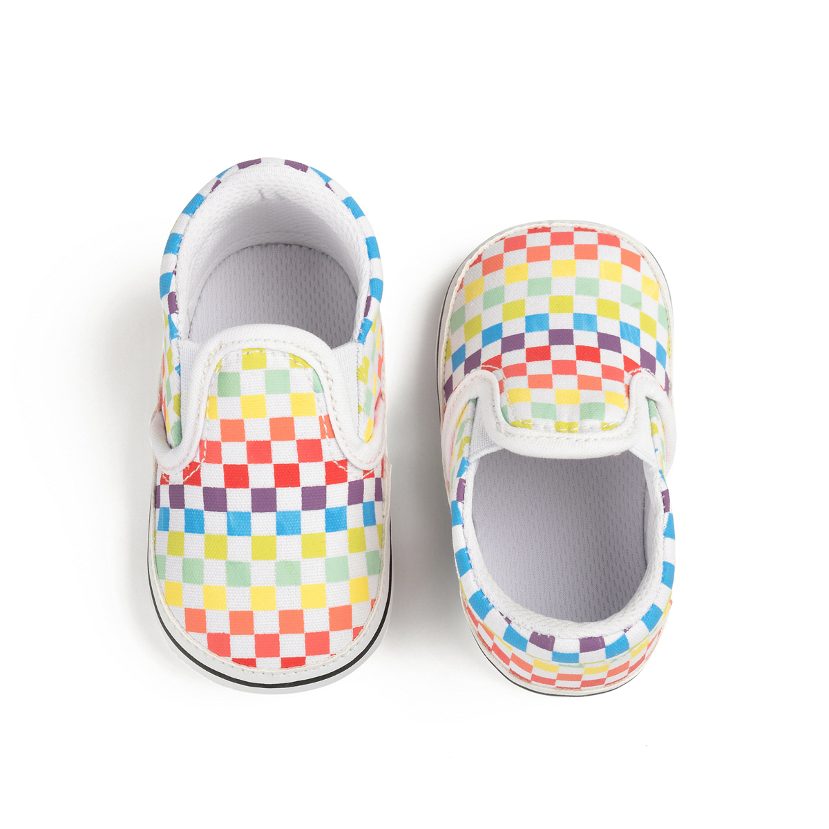 

Baby / Toddler Colorful Grid Slip-on Canvas Shoes