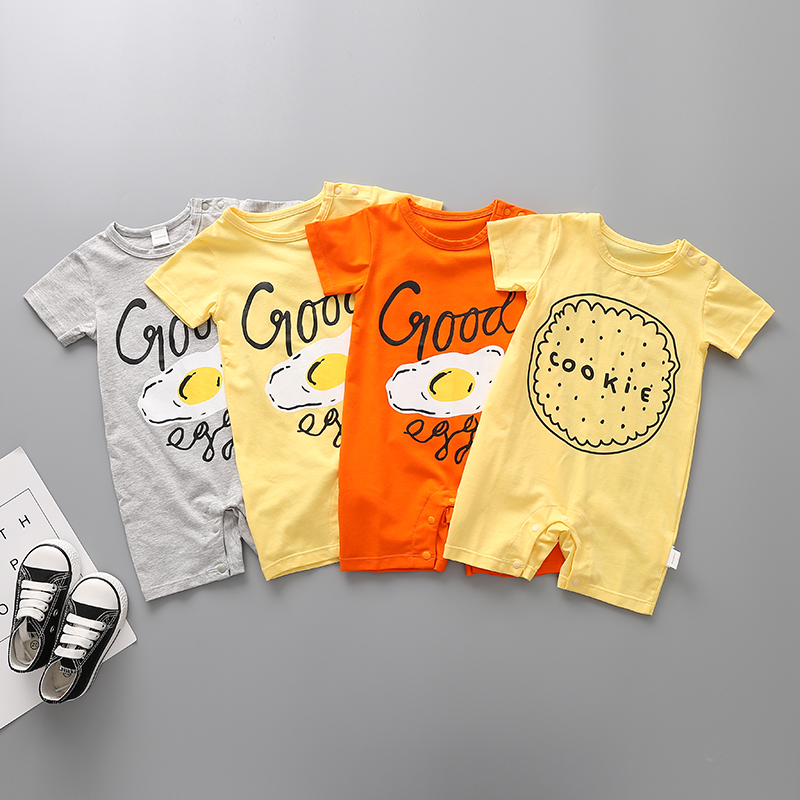 

Baby Stylish Print Letter Bodysuits