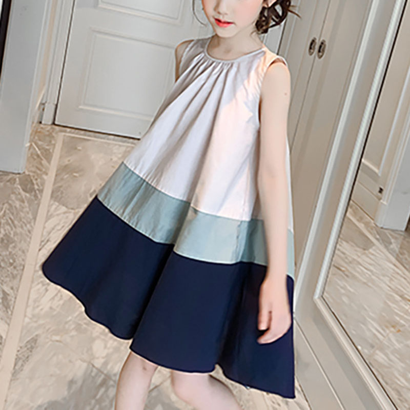 

Girl Gradient Color Matching Princess Dress