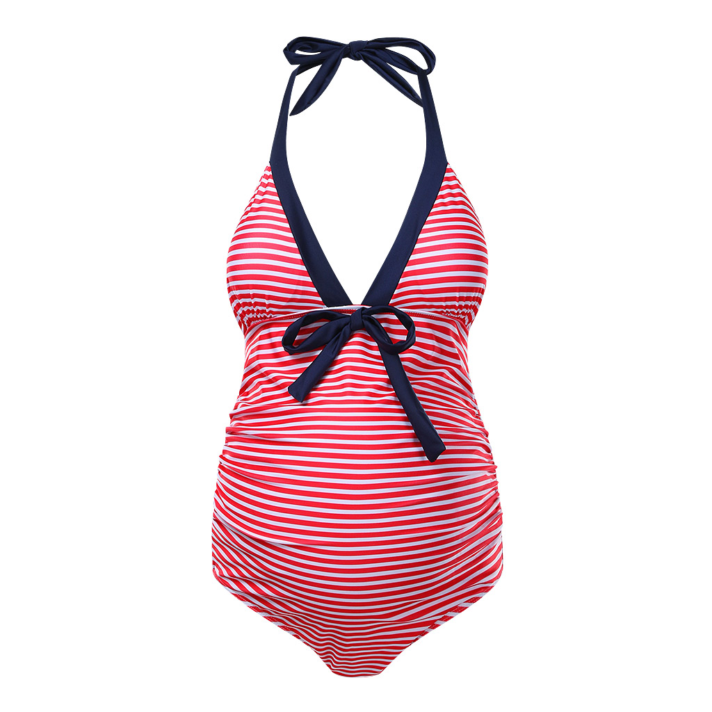 

Stylish Backless One-piece Maternity Swimsuit