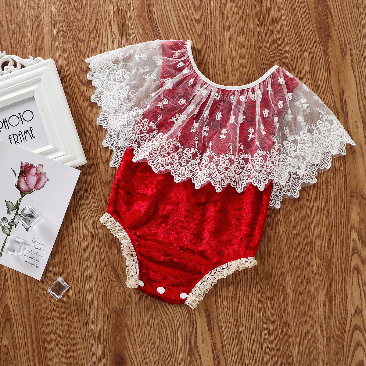 

Baby Lace Tulle Rompers
