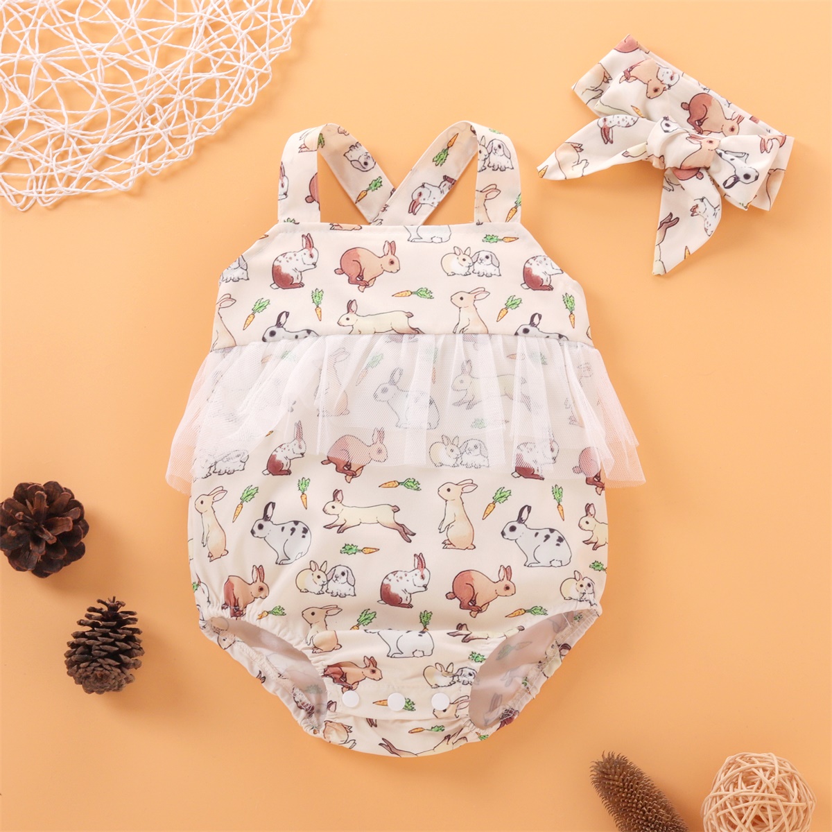 

Baby Girl Sweet Animal & Rabbit Rompers & Bodysuits