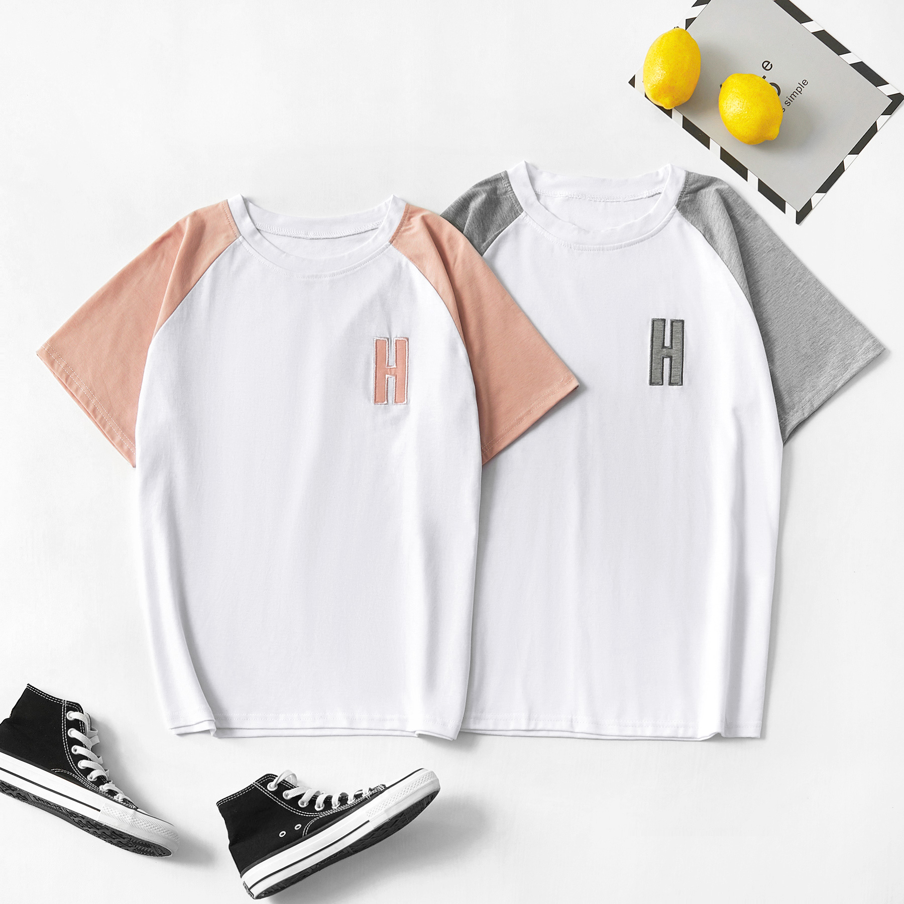 

Color Block Matching Tee for Couple
