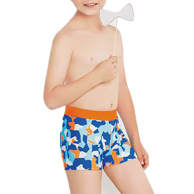 

Summer Cartoon Print Camouflage Swimming trunks for Boy