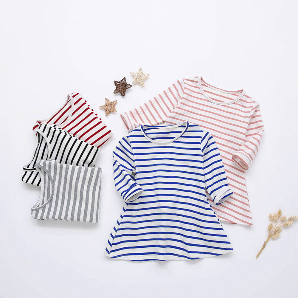 

Baby / Toddler Stripe Long-sleeve Dress
