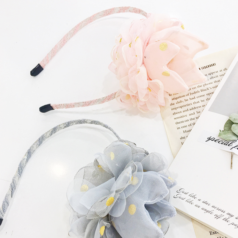

Baby Girl Stylish Tulle Floral Decor Headband