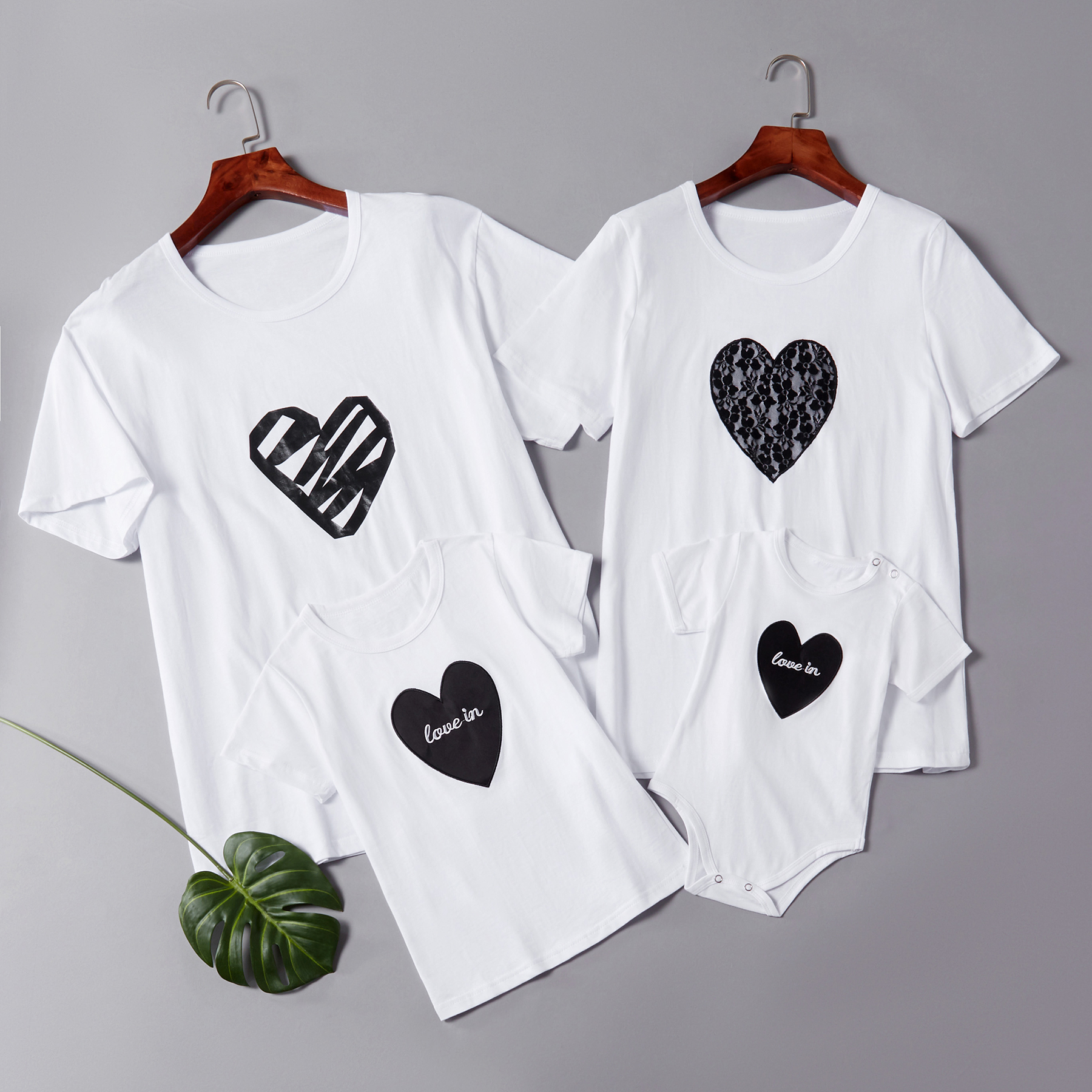 

Stylish Love Print Family Matching T-shirts