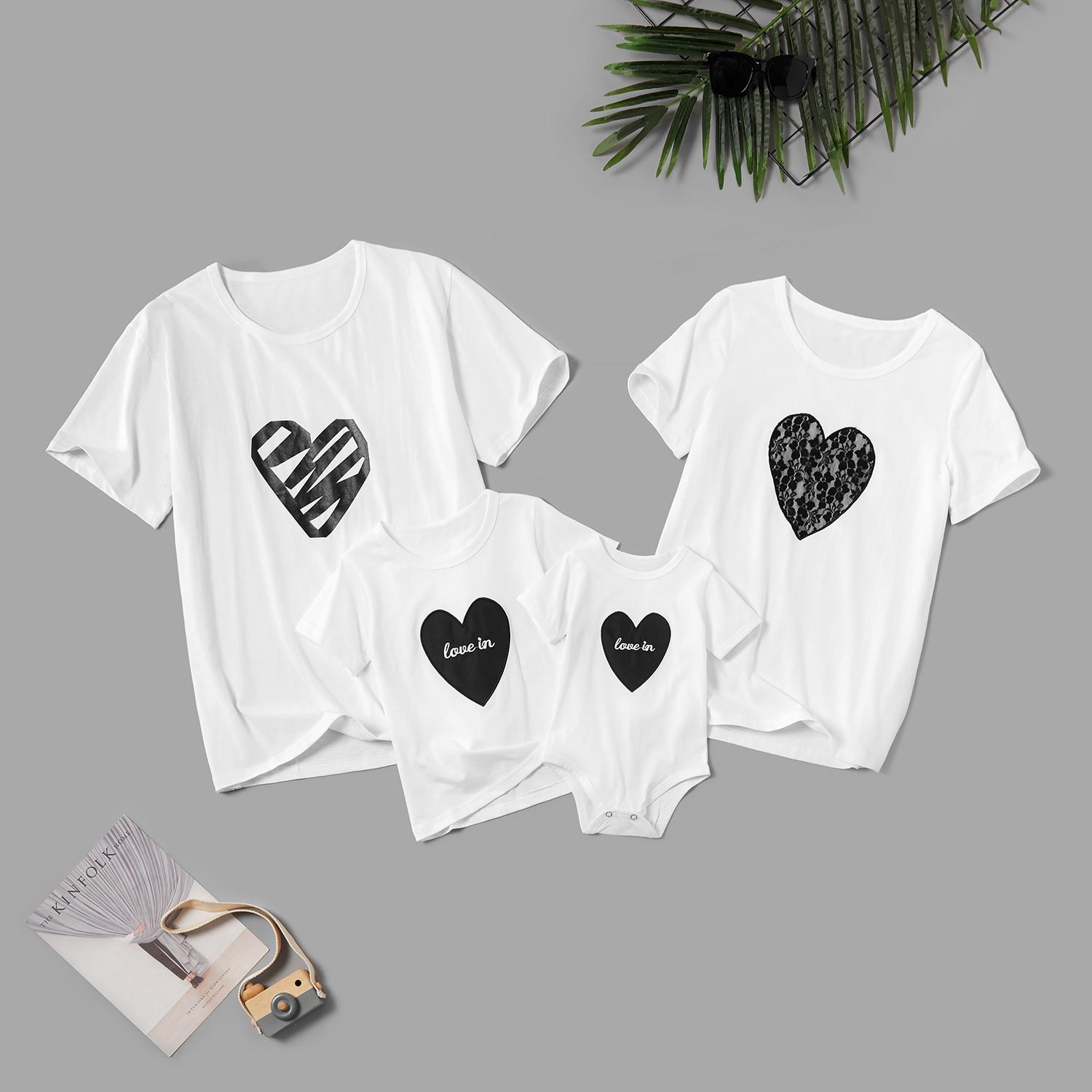 

Stylish Love Print Family Matching T-shirts