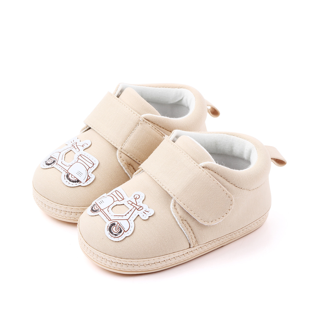 

Baby / Toddler Solid Bicycle Pattern Casual Cotton Prewalker Shoes