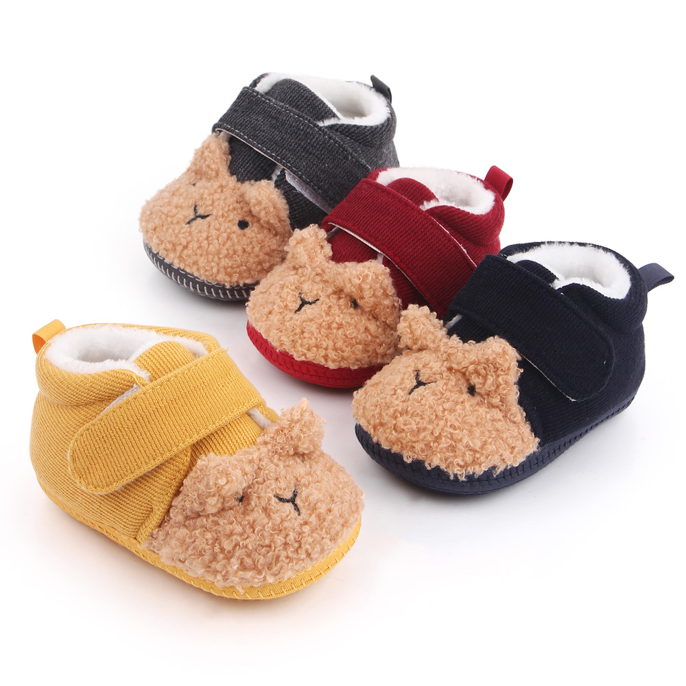 

Baby / Toddler Teddy Decor Fleece Thermal Prewalker Shoes