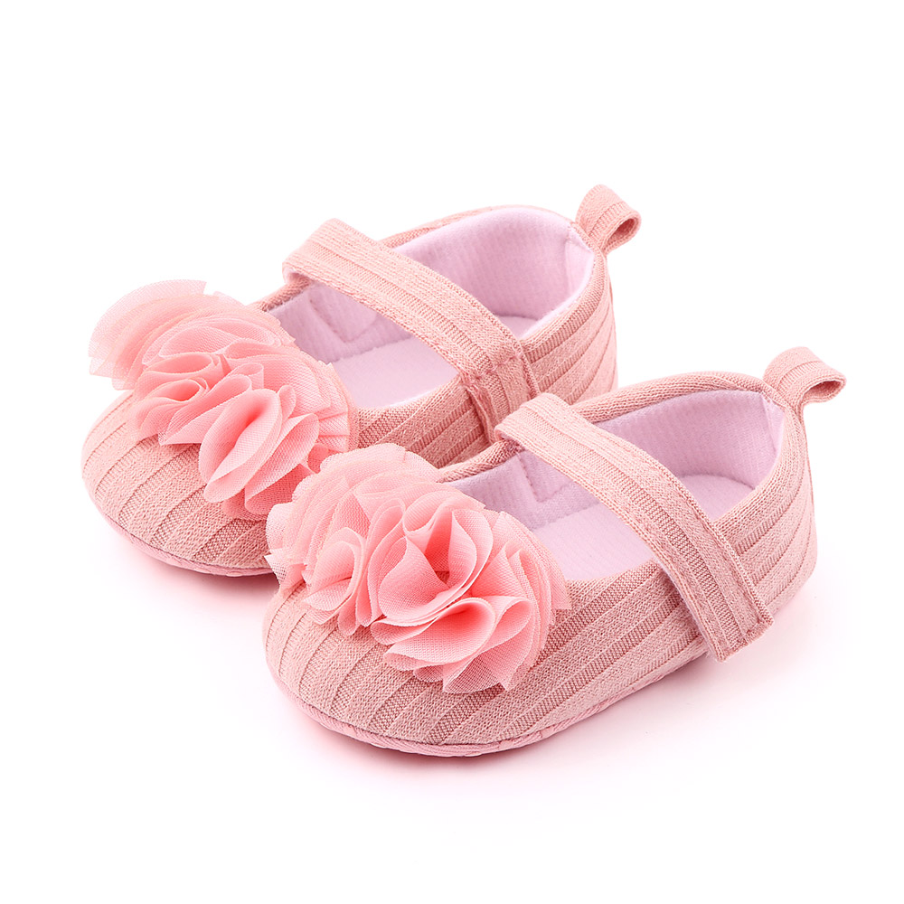 

Baby / Toddler Pink Floral Decor Velcro Prewalker Shoes