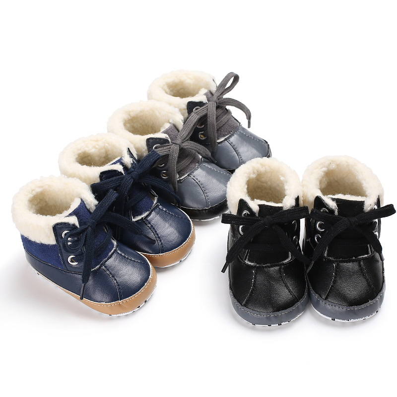 

Baby / Toddler Solid Ankle Prewalker Boots