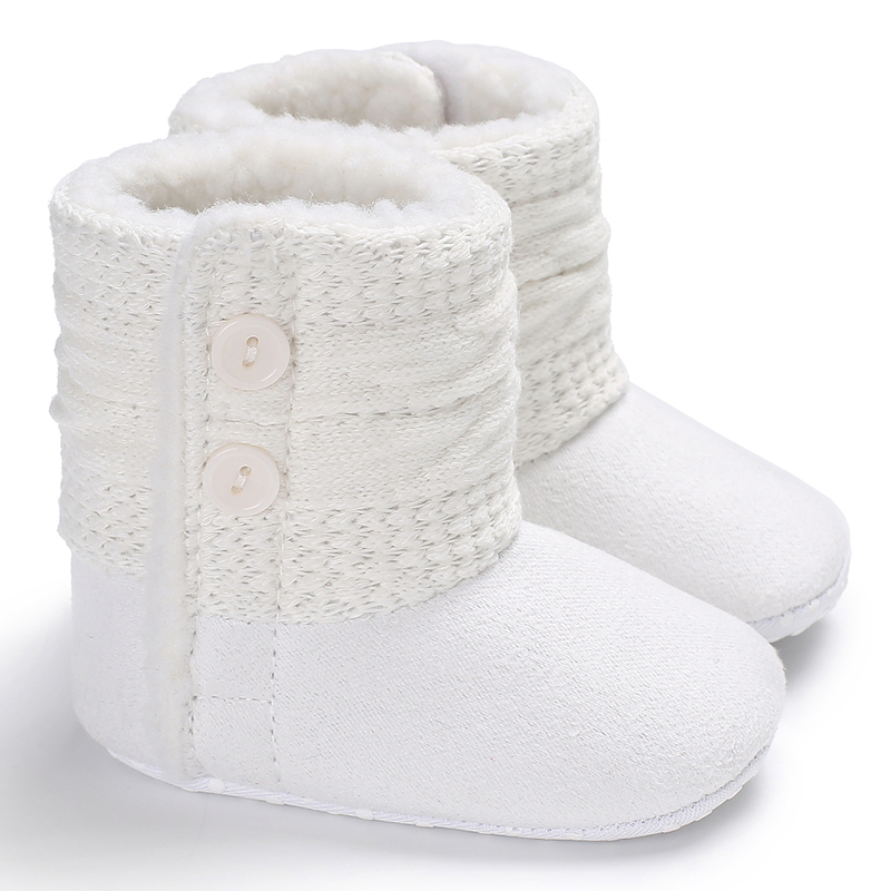 

Baby / Toddler Solid Velcro Ankle Prewalker Cotton Snow Boots