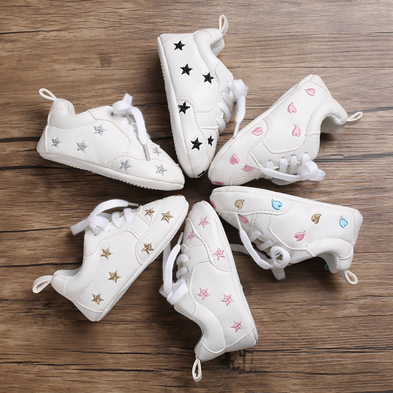 

Baby / Toddler Casual Stars Embroidered Mesh Prewalker Shoes