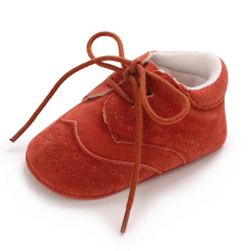 

Baby / Toddler Boy Solid Breathable Ruffle Lace-up Casual Prewalker Shoes