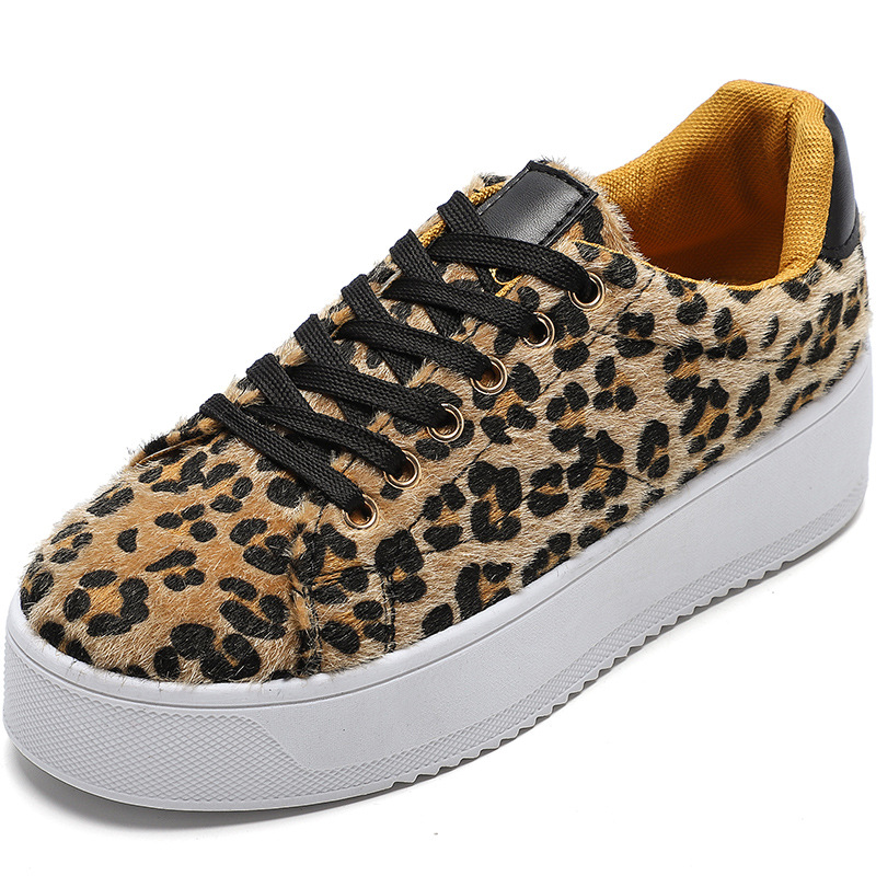 

Casual Leopard Skin Thick Heel Shoes