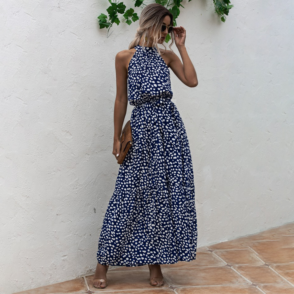 

Casual Floral Off the shoulder X Midi dress