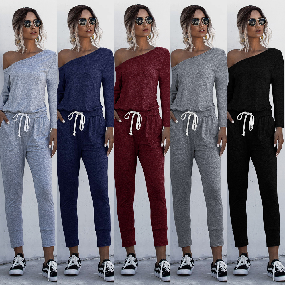 

casual solid jumpsuit