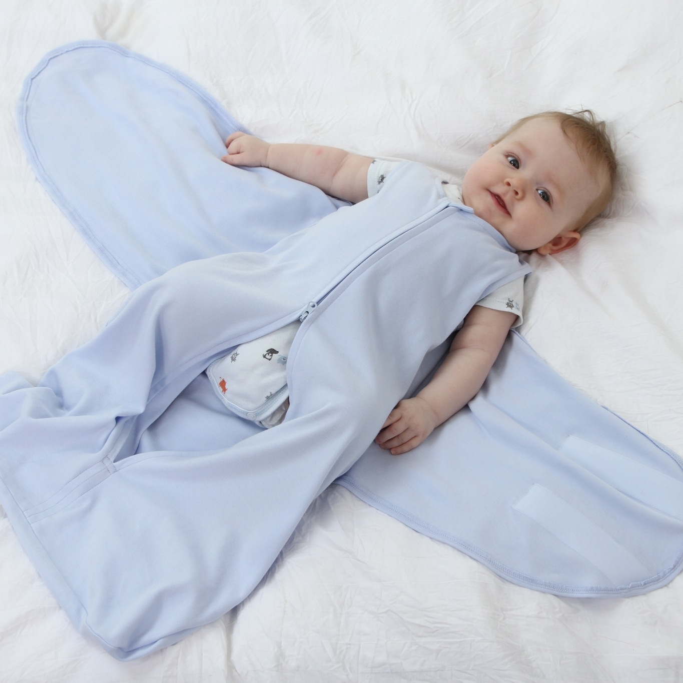 

Adjustable Baby Cotton Swaddle Sleeping Bag
