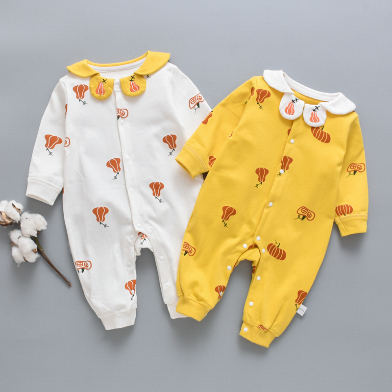 

Baby Boy / Girl Newborn Hot Air Balloon Allover Doll Collar Long-sleeve Jumpsuit