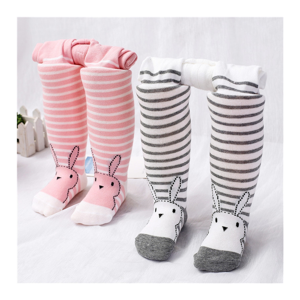 

Baby / Toddler Lovely Bunny Solid Striped Pantyhose