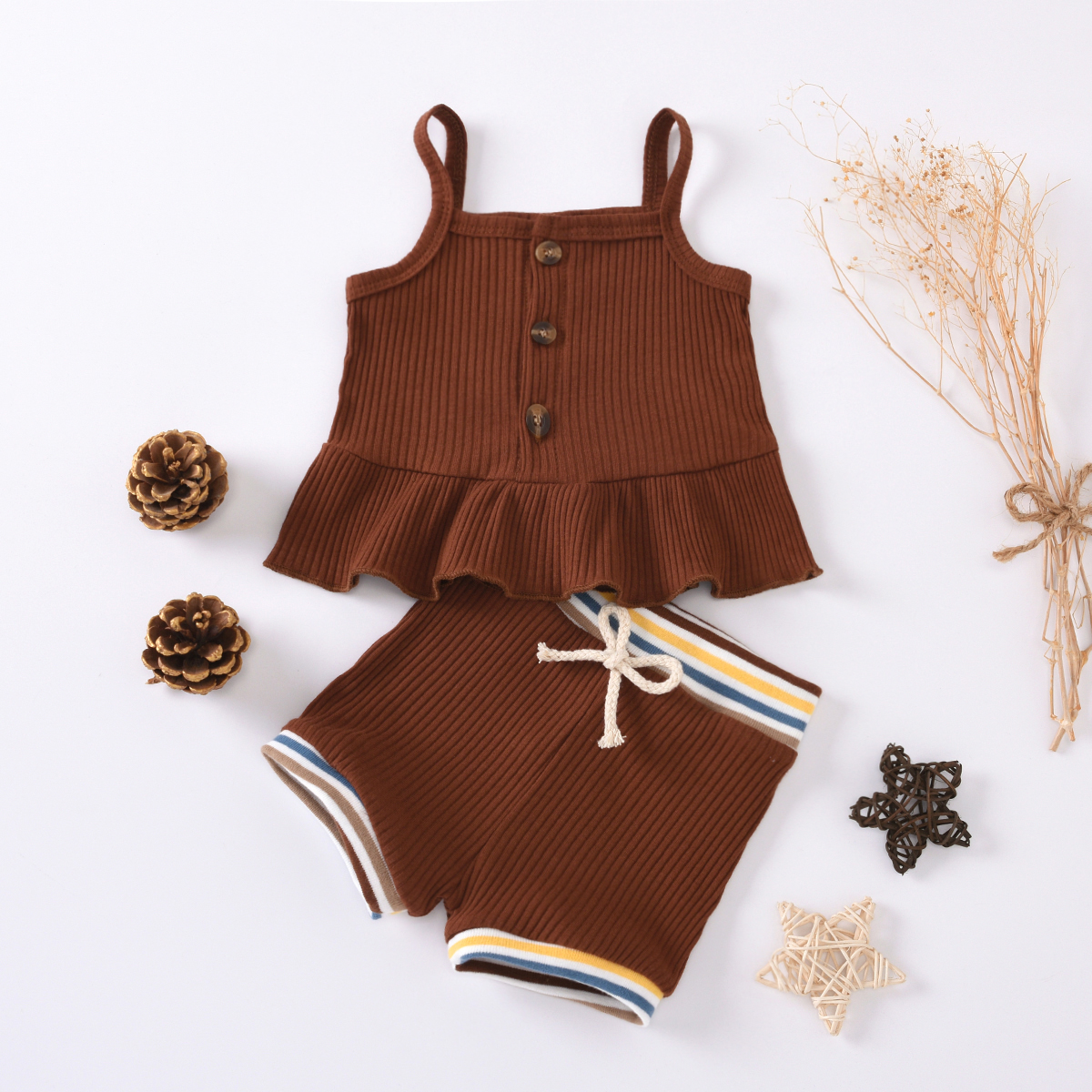 

Baby Girl Sweet Solid Sets