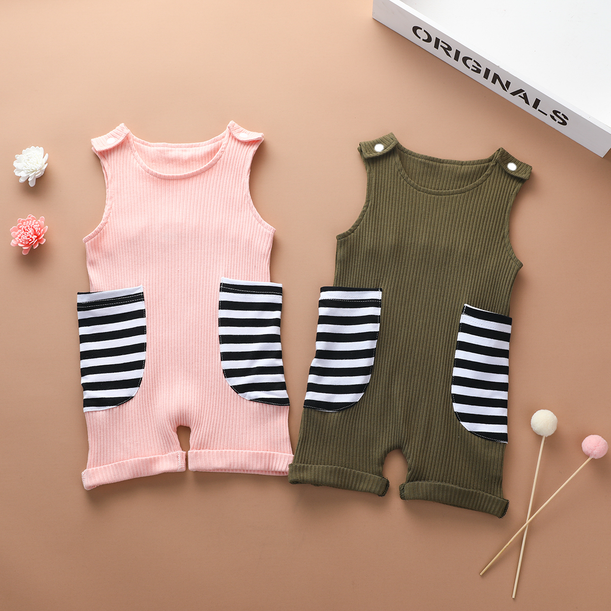 

Baby Kintted Solid Bodysuit
