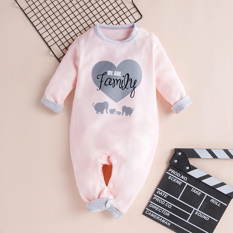 

Baby Elephant Letter Heart Jumpsuit