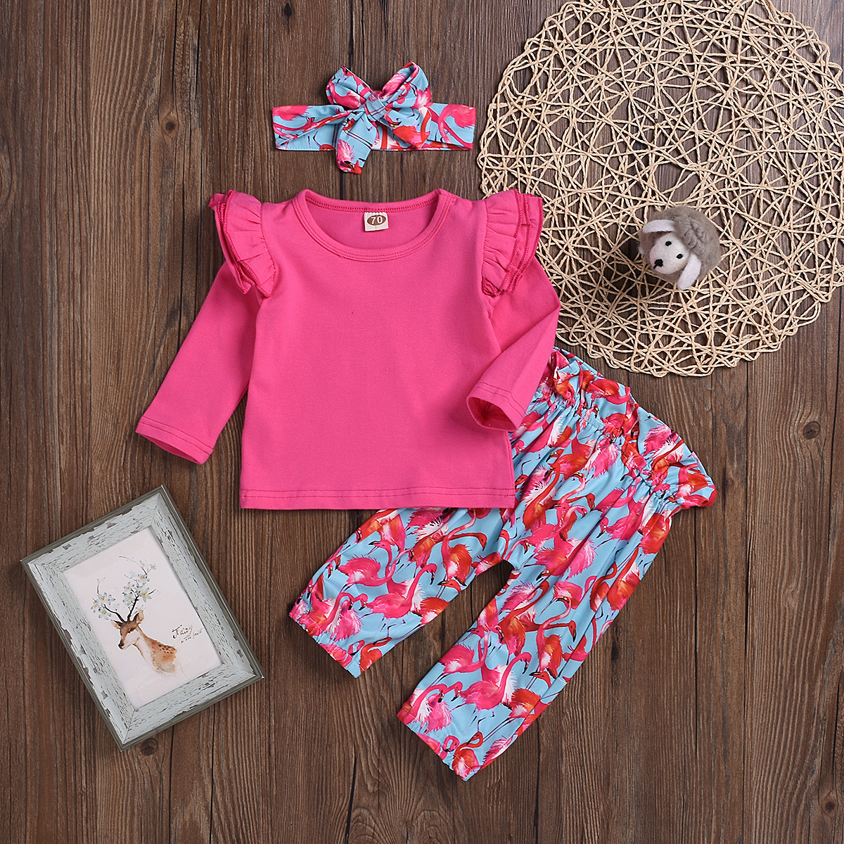 

Baby Girl Sweet Floral Baby's Sets