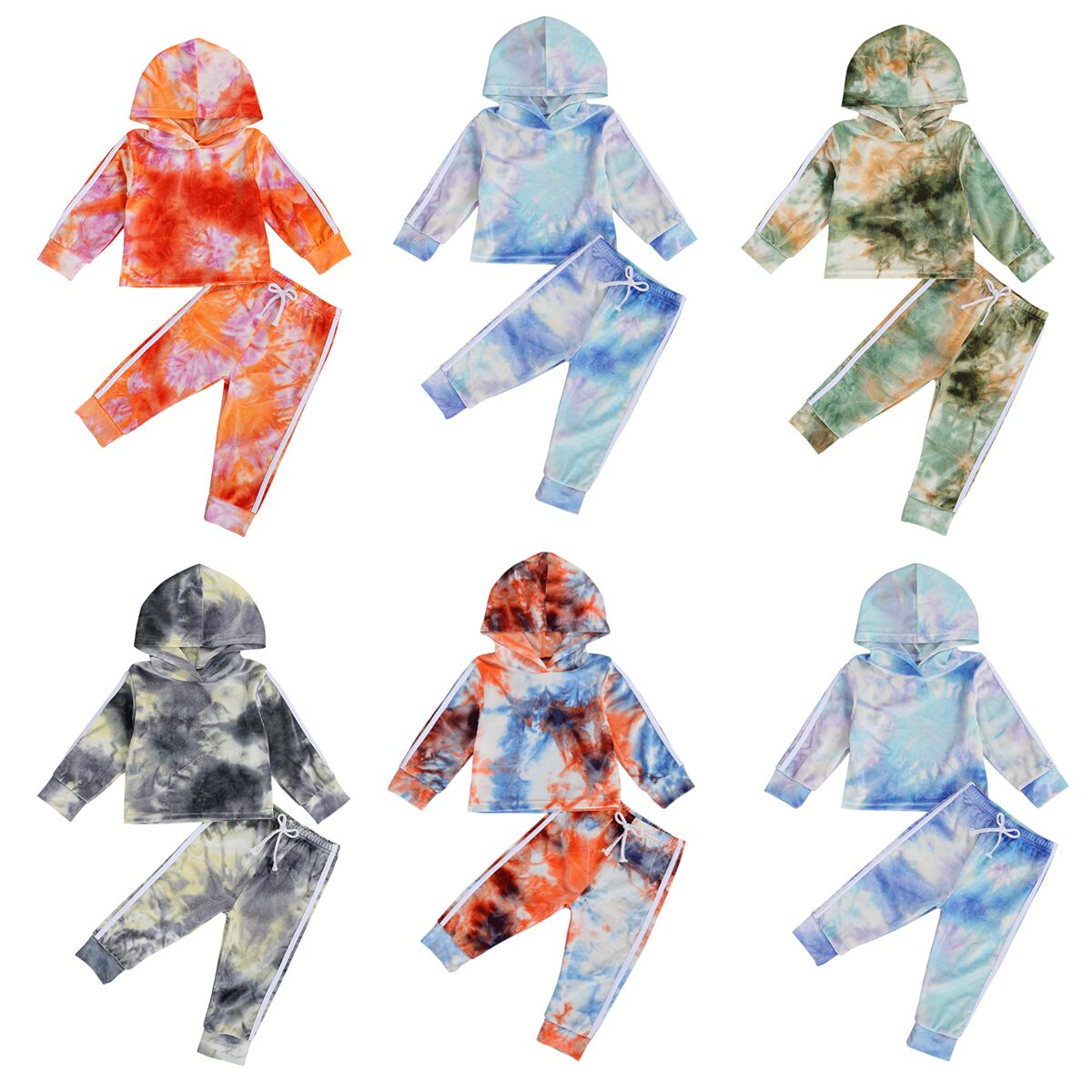

Baby Unisex Tie Dye Baby's Sets