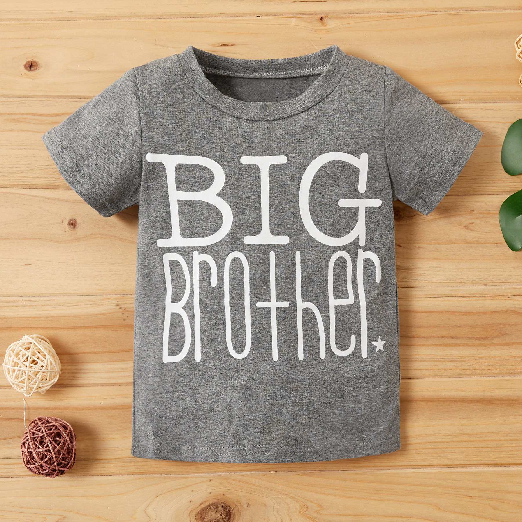 

Letter Print Short-sleeve Tee