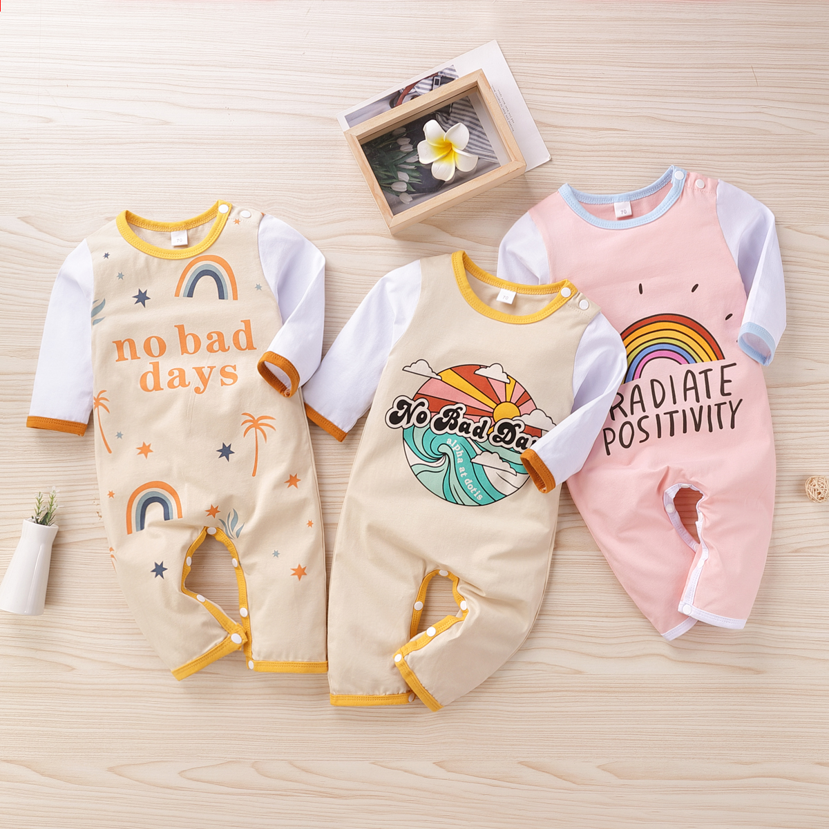 

Baby Letter Print Jumpsuit