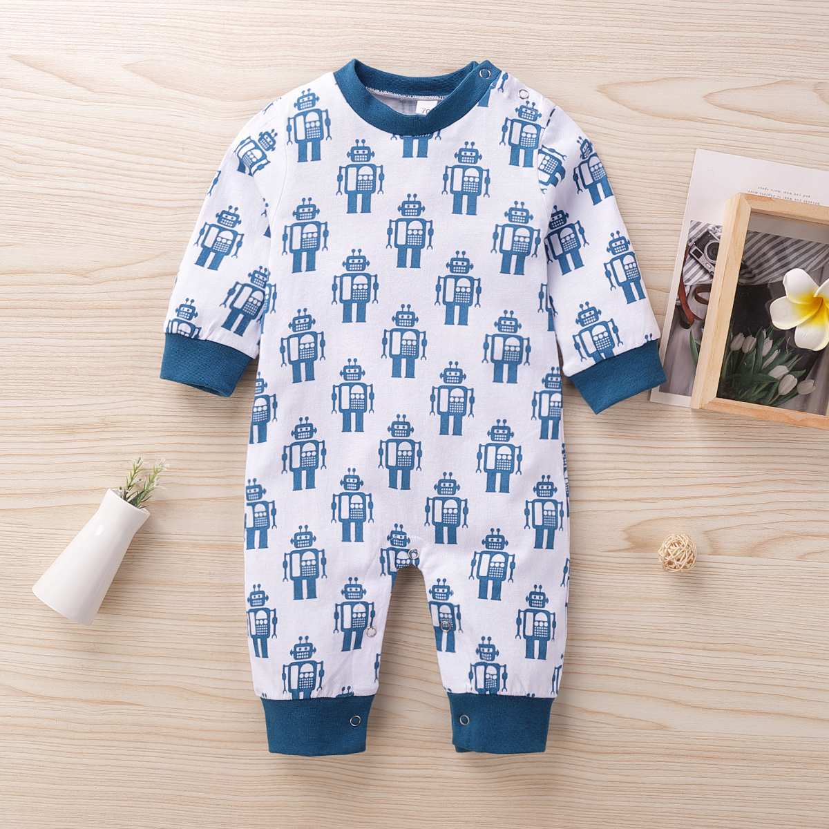 

Baby Robot Allover Jumpsuit