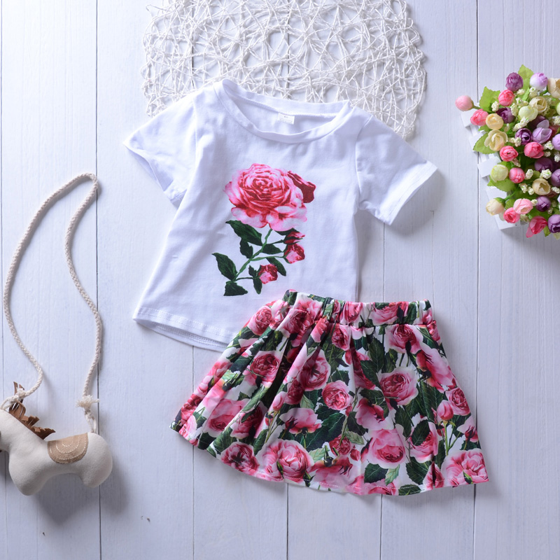 

Baby Girl Floral Sweet Suit-dress