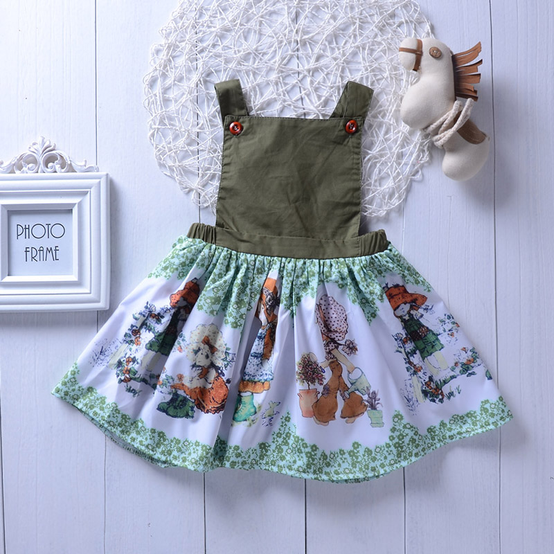 

Baby Girl Floral Street style Dress Sweet Princess dress Baby Girl Clothes
