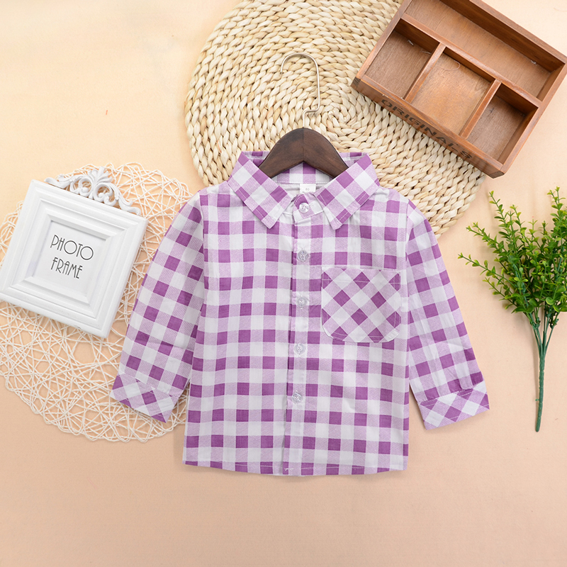 

Baby / Toddler Plaid Long-sleeve Shirt