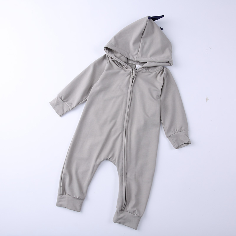 

Baby Solid Hooded Jumpsuit
