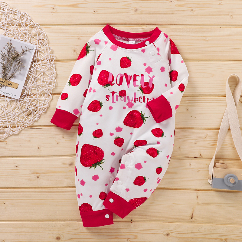 

Baby Strawberry Love Jumpsuit