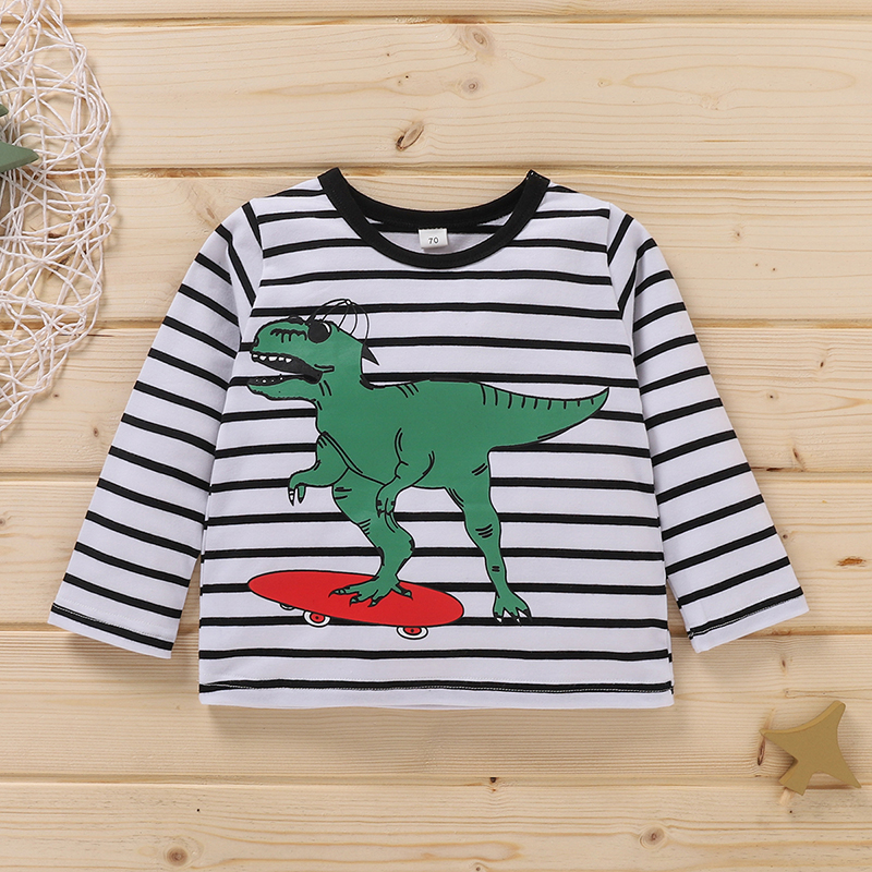 

Baby Boy casual Animal Tee Fashion Long Sleeve Infant Clothing Outfits